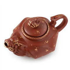 Dragon Spout Yellow Clay Teapot