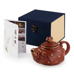 Dragon Spout Yellow Clay Teapot