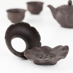 Purple Clay Lotus Teaware Set Gift Box