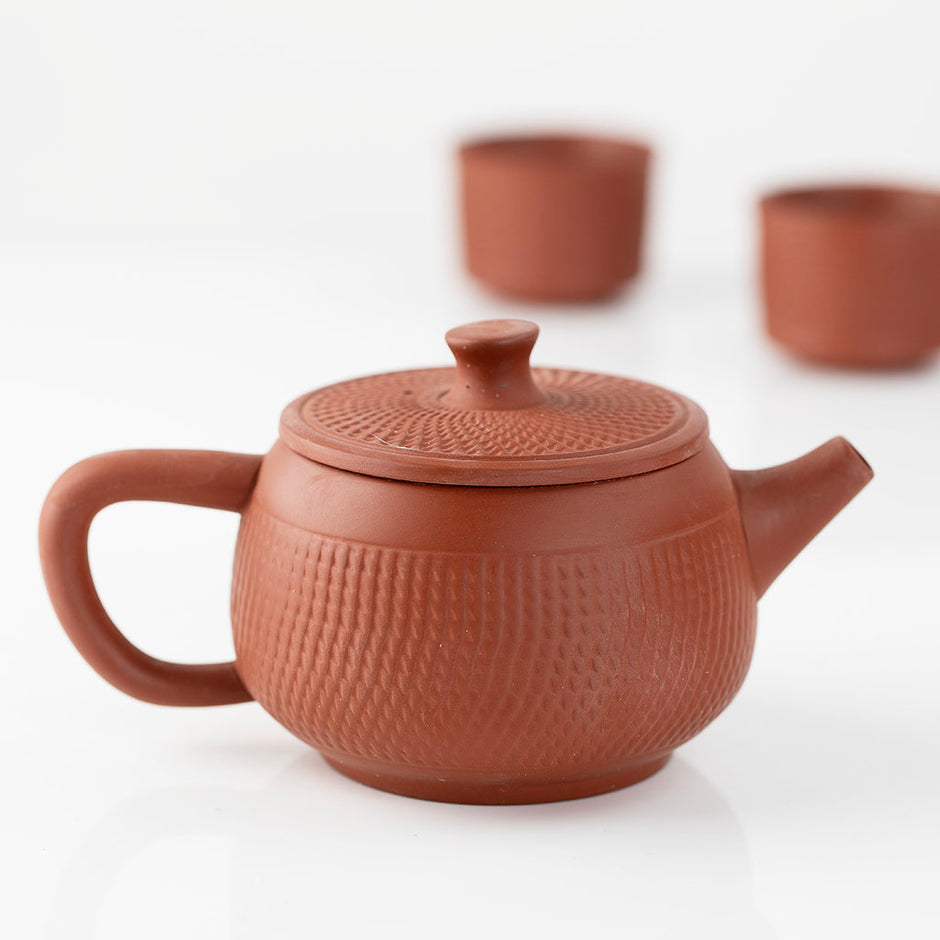 nguyen trung thuy様 3点セット 5 Pc Orange Moriage Dragonware Tea Set Teapot Sugar Bowl Creamer