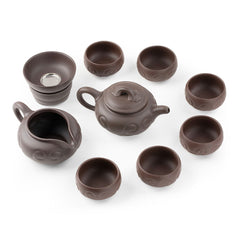 Yixing Purple Clay Teaware Set Gift Box