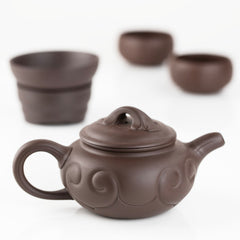 Yixing Purple Clay Teaware Set Gift Box