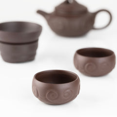 Yixing Purple Clay Teaware Set Gift Box