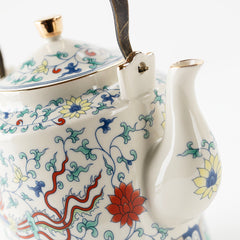 Phoenix Yixing Clay Teapot with Handle