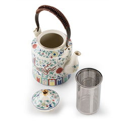 Phoenix Yixing Clay Teapot with Handle