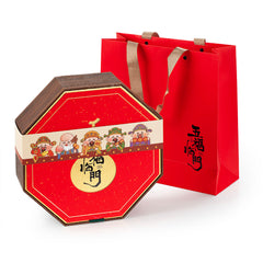 五福临门 紫砂套杯礼盒(一壶五杯)