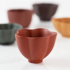 五福临门 紫砂套杯礼盒(一壶五杯)