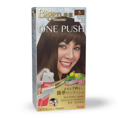 Bigen One Push Hair Cream Color 80g