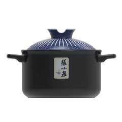 張小泉 古道藍陶瓷深湯鍋  5.5L C33700100S