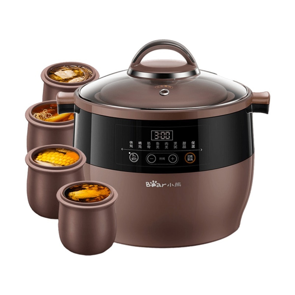 小熊 紫砂电炖盅套装 4.5L DDZ-B45Z2