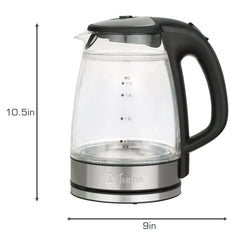 Narita Double Wall Glass Electric Kettle 1.7L GK-1501
