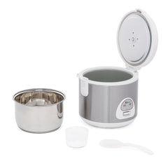 Narita Stainless Steel Inner Pot Rice Cooker 6 Cups NRC-6SSW