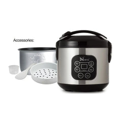 Narita Digital Rice Cooker 4 Cups NRC-604SD