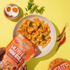 Aducktive Spicy Salted Egg Mini Roll