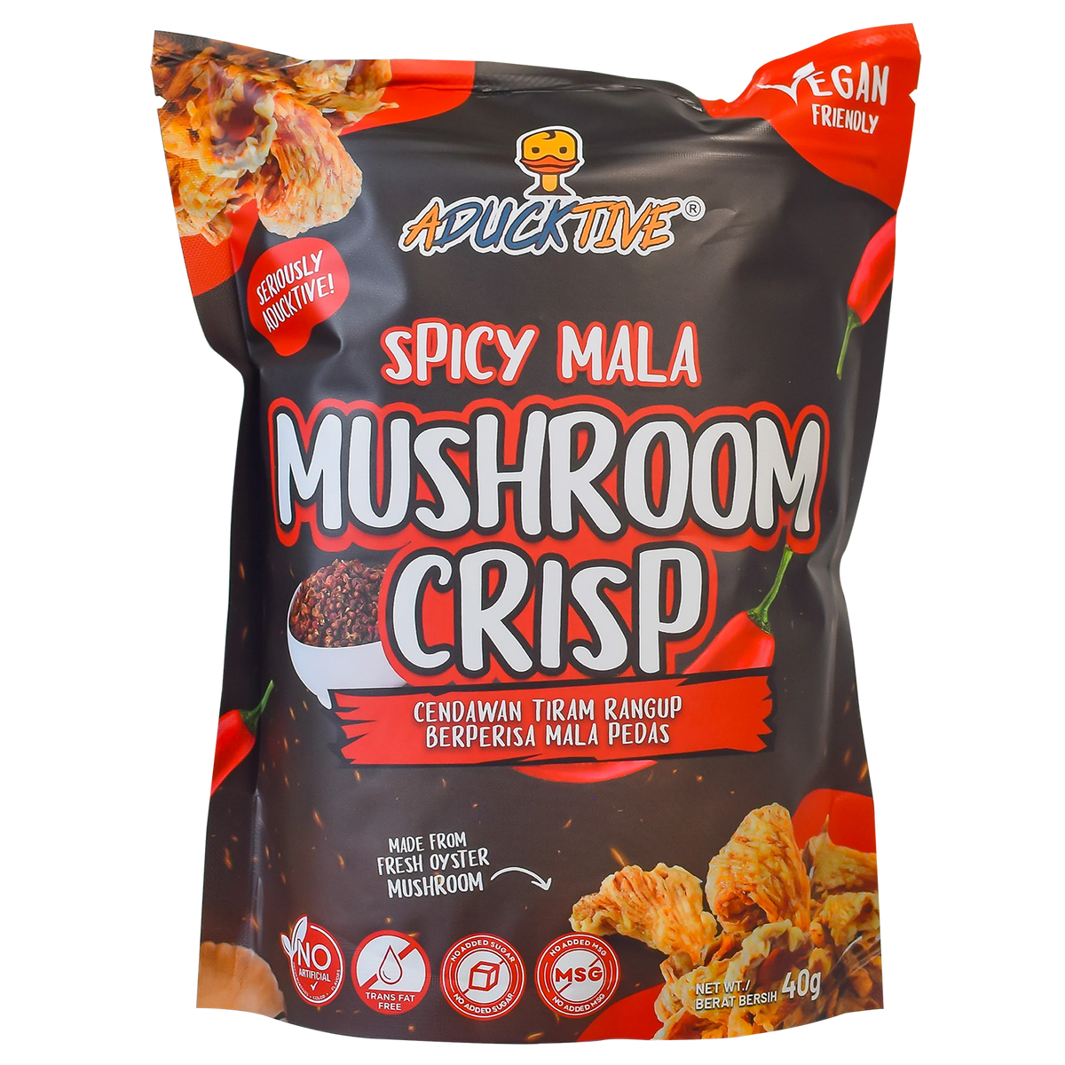 Aducktive Spicy Mala Flavor Mushroom Crisps