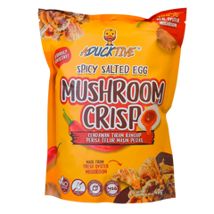 Aducktive Spicy Salted Egg Flavor Mushroom Crisps