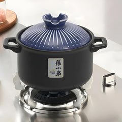 張小泉 古道藍陶瓷深湯鍋 3.2L C33700200S