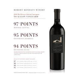 Robert Mondavi Reserve To Kalon Vineyard Cabernet Sauvignon 2018