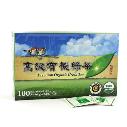 Premium Organic Green Tea (100 tea bags)