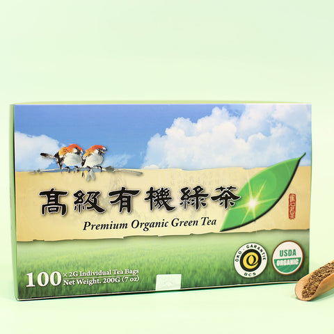 雀石 有機綠茶 茶包（100包/盒）