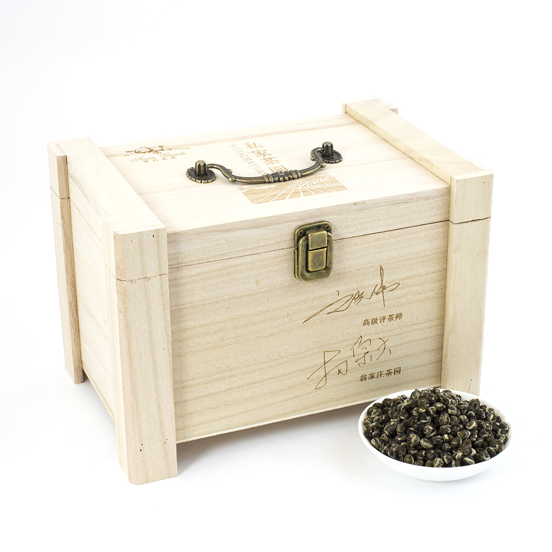 永合豐 茉莉龍珠 茉莉花茶 私家茶园 木质礼盒（2 Lbs/盒）