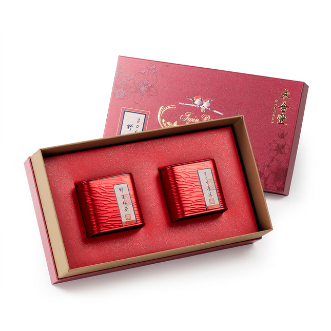 Twin Birds Tea Gift Box Red