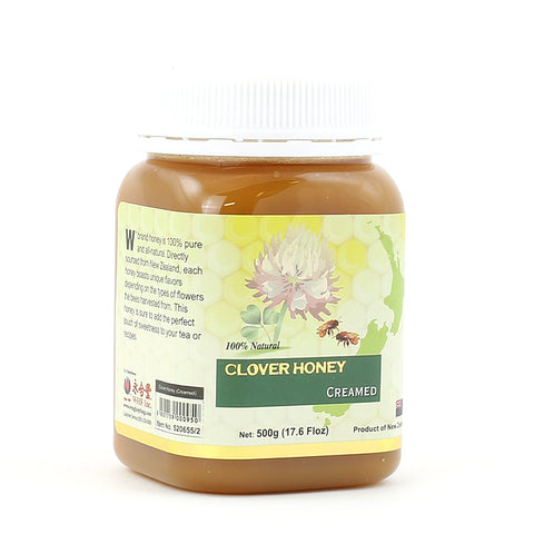 WHF Clover Honey - Creamed (500g)
