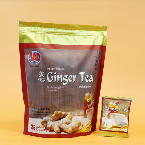 Instant Natural Ginger Tea with Honey (25 sachets)