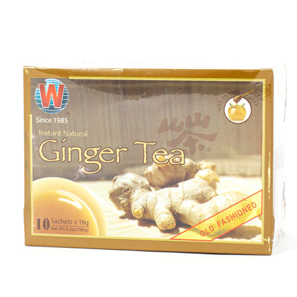 Instant Natural Ginger Tea with Honey (10 sachets)