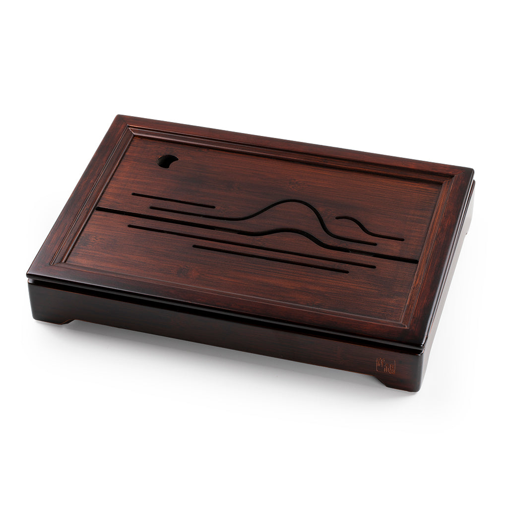 Bamboo Tea Tray 14.6*10.2*2.5in(37*26*6.3cm)