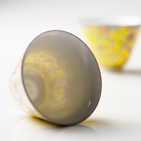 Porcelain Tea Set 9pc/set(Yellow)