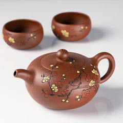 Yixing Hand-made Purple Clay (Zi Sha) Tea Set Anxiang