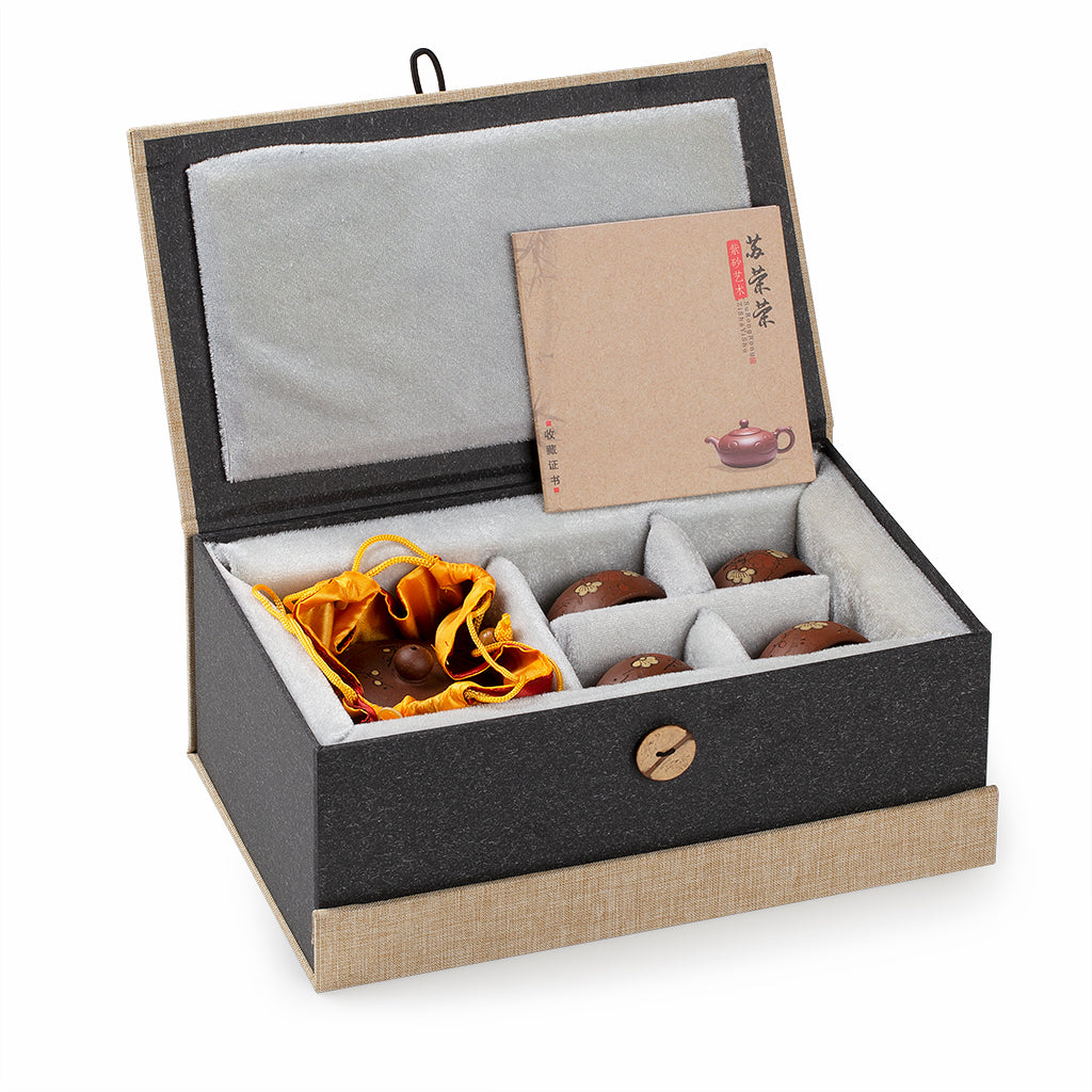 Yixing Hand-made Purple Clay (Zi Sha) Tea Set Anxiang