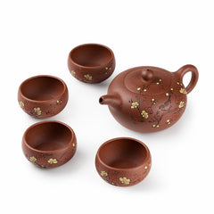 Yixing Hand-made Purple Clay (Zi Sha) Tea Set Anxiang