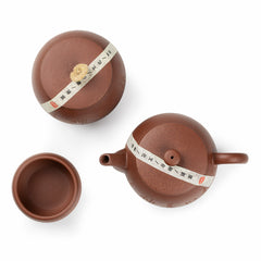 Yixing Hand-Made Purple Clay (Zi Sha) Tea Set Anxiang 6 Pieces