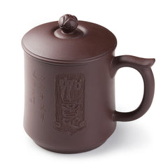 紫砂如意蓋杯 400ml