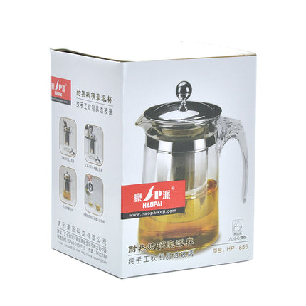 Hao Pai HP-855 Heat-resistant glass Tea Pot 600ml