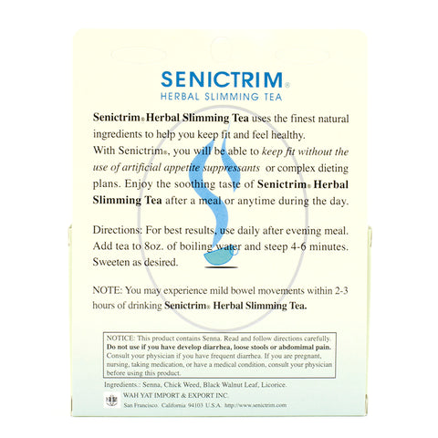 Senictrim Herbal Slimming Tea (20 tea bags)